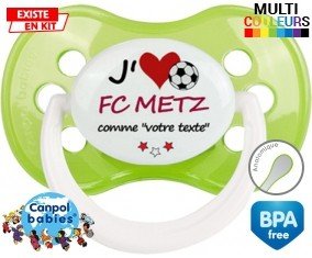 J'aime fc metz + prénom: Sucette Anatomique-su7.fr