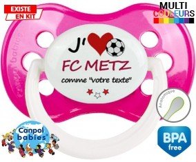 J'aime fc metz + prénom: Sucette Anatomique-su7.fr