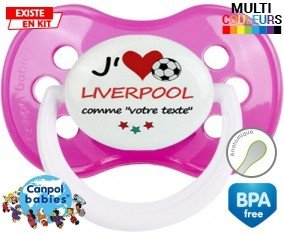 J'aime liverpool + prénom: Sucette Anatomique-su7.fr