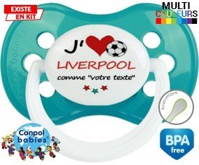 J'aime liverpool + prénom: Sucette Anatomique-su7.fr