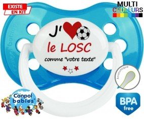 J'aime le losc + prénom: Sucette Anatomique-su7.fr