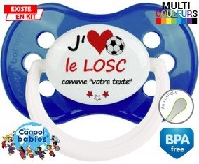 J'aime le losc + prénom: Sucette Anatomique-su7.fr