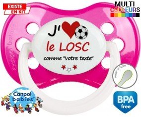 J'aime le losc + prénom: Sucette Anatomique-su7.fr