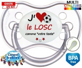 J'aime le losc + prénom: Sucette Anatomique-su7.fr