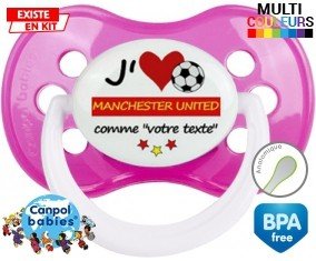 J'aime manchester united + prénom: Sucette Anatomique-su7.fr