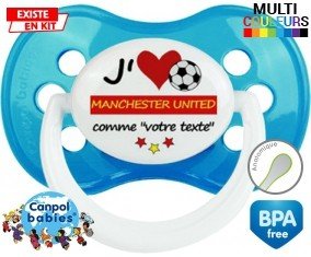 J'aime manchester united + prénom: Sucette Anatomique-su7.fr