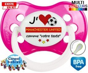 J'aime manchester united + prénom: Sucette Anatomique-su7.fr