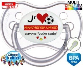 J'aime manchester united + prénom: Sucette Anatomique-su7.fr