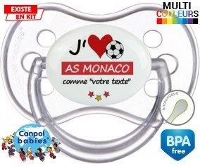 J'aime as monaco + prénom: Sucette Anatomique-su7.fr