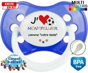 J'aime montpellier + prénom: Sucette Anatomique-su7.fr