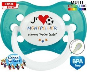 J'aime montpellier + prénom: Sucette Anatomique-su7.fr