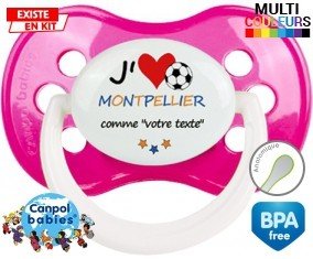 J'aime montpellier + prénom: Sucette Anatomique-su7.fr