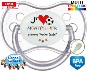 J'aime montpellier + prénom: Sucette Anatomique-su7.fr