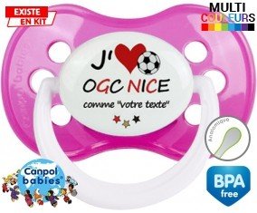 J'aime ogc nice + prénom: Sucette Anatomique-su7.fr