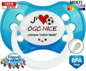 J'aime ogc nice + prénom: Sucette Anatomique-su7.fr