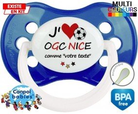 J'aime ogc nice + prénom: Sucette Anatomique-su7.fr