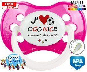 J'aime ogc nice + prénom: Sucette Anatomique-su7.fr