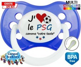 J'aime le psg + prénom: Sucette Anatomique-su7.fr