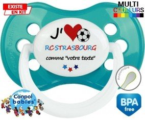 J'aime rc strasbourg + prénom: Sucette Anatomique-su7.fr