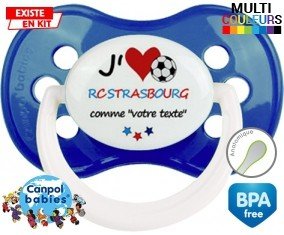 J'aime rc strasbourg + prénom: Sucette Anatomique-su7.fr