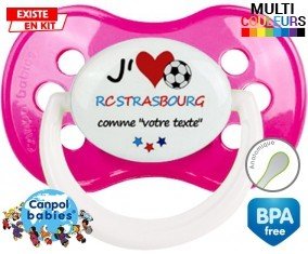 J'aime rc strasbourg + prénom: Sucette Anatomique-su7.fr