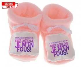 C'est pas que je t’écoute pas style1: Chausson bébé-su7.fr