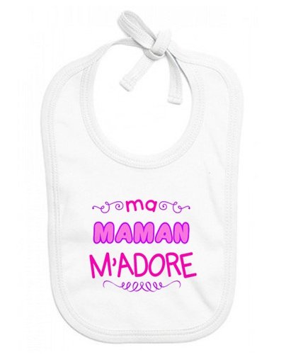 Bavoir Personnalise Ma Maman M Adore Fille