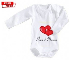 Papa Maman Cœur style2: Body bébé-su7.fr