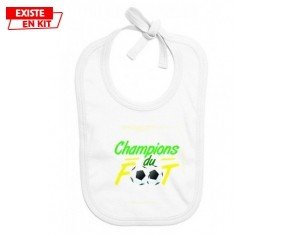 Champion du foot: Bavoir bébé-su7.fr