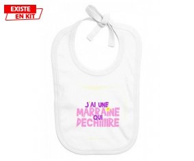 J'ai une marraine qui déchire style2: Bavoir bébé-su7.fr