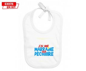 J'ai une marraine qui déchire style1: Bavoir bébé-su7.fr