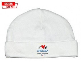 J'aime chelsea + prénom: Bonnet bébé-su7.fr