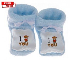 I love you ours: Chausson bébé-su7.fr