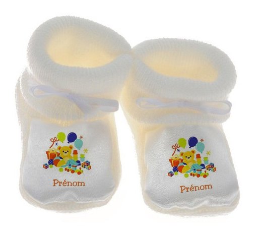 Chaussons personnalisés prénom discount bebe