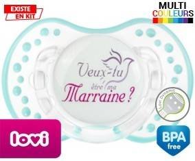 Veux-tu être ma marraine? Style2: Sucette LOVI Dynamic-su7.fr