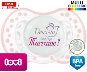 Veux-tu être ma marraine? Style2: Sucette LOVI Dynamic-su7.fr