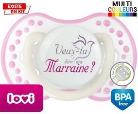 Veux-tu être ma marraine? Style2: Sucette LOVI Dynamic-su7.fr