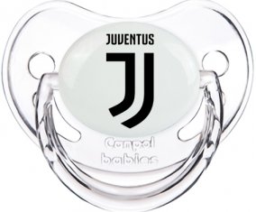 Juventus Football Club : Sucette Transparent classique embout physiologique