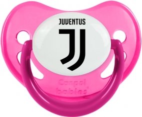 Juventus Football Club : Sucette Rose phosphorescente embout physiologique