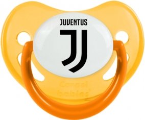 Juventus Football Club : Sucette Jaune phosphorescente embout physiologique