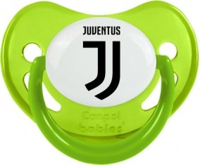 Juventus Football Club : Sucette Vert phosphorescente embout physiologique