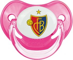 FC Bâle : Sucette Rose classique embout physiologique