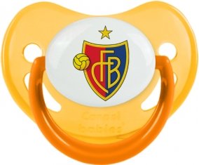 FC Bâle : Sucette Jaune phosphorescente embout physiologique