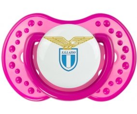 Società Sportiva Lazio + prénom : 0/6 mois - Rose classique embout Lovi Dynamic