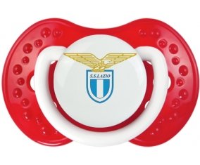 Società Sportiva Lazio + prénom : 0/6 mois - Blanc-rouge classique embout Lovi Dynamic