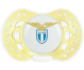 Società Sportiva Lazio + prénom : 0/6 mois - Trendy-jaune classique embout Lovi Dynamic