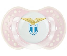 Società Sportiva Lazio + prénom : 0/6 mois - Retro-rose-tendre classique embout Lovi Dynamic