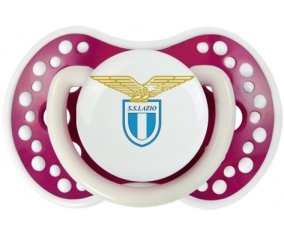 Società Sportiva Lazio + prénom : 0/6 mois - Fuchsia phosphorescente embout Lovi Dynamic