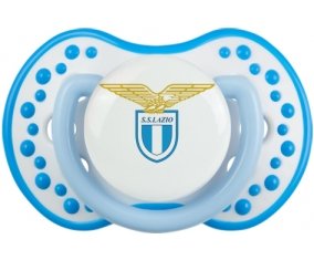 Società Sportiva Lazio + prénom : 0/6 mois - Blanc-bleu phosphorescente embout Lovi Dynamic