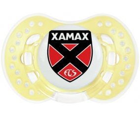 Neuchâtel Xamax + prénom : 0/6 mois - Trendy-jaune classique embout Lovi Dynamic